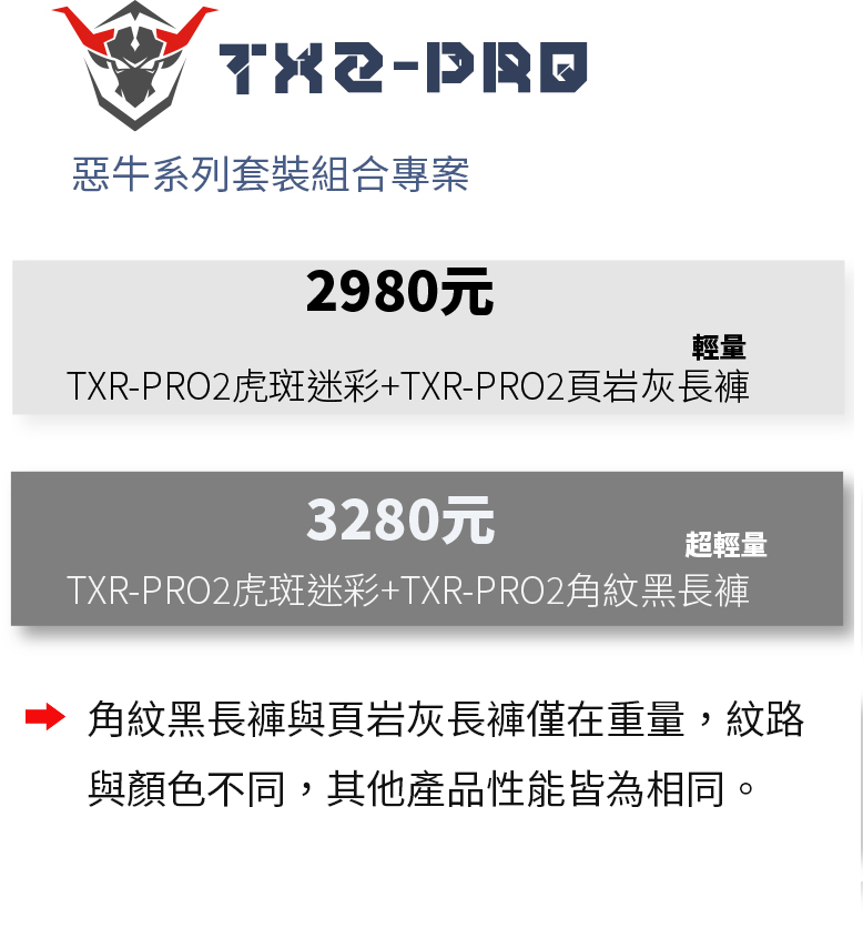 2022惡牛TXR-PRO2虎斑迷彩防水外套